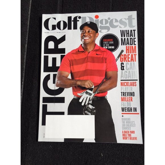 Golf Digest Magazine 2018 Lot Of 9 Tiger, Fleetwood, Xander Breed Spieth Hideki - Picture 11 of 16